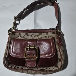 Coach Shoulder Bag 7061 Vintage Boho Leather Strap